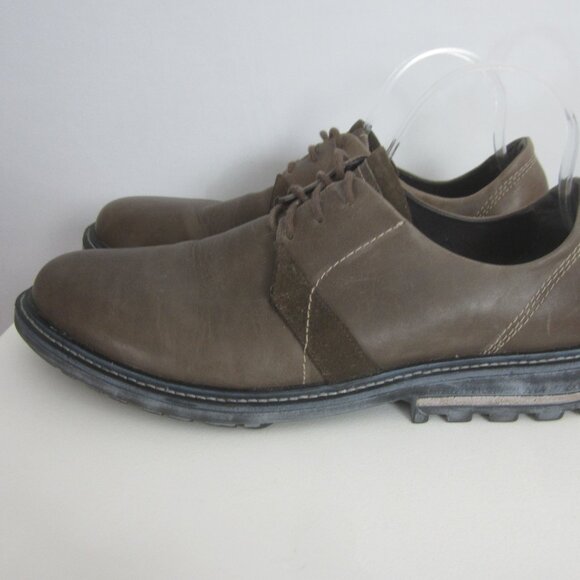 NAOT Mens 13 - 13.5 Lindi Vintage Fog Leather Hash Suede EU 46 Lace Up $165 main image 7